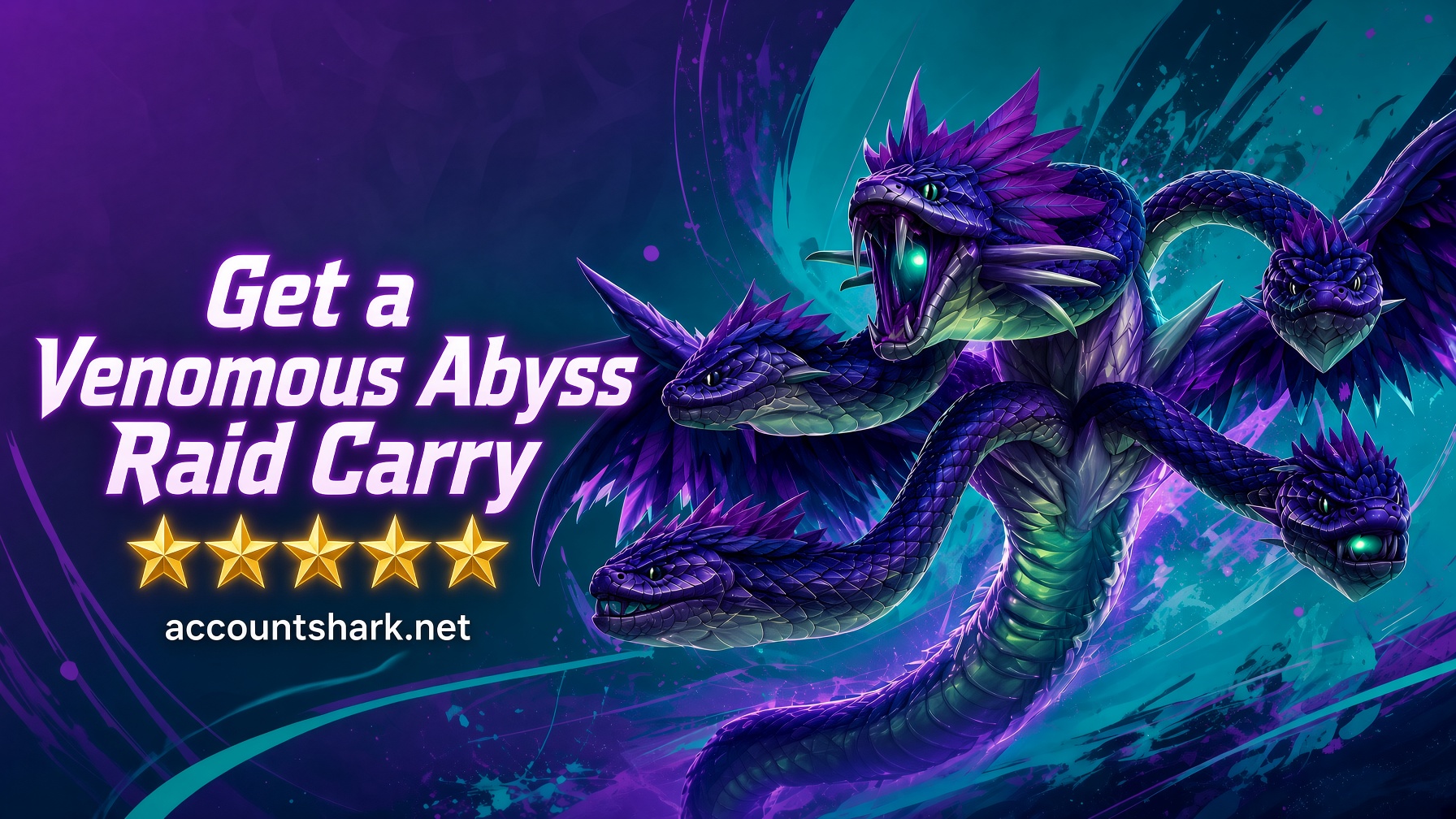 Get a Venomous Abyss Raid Carry on AccountShark