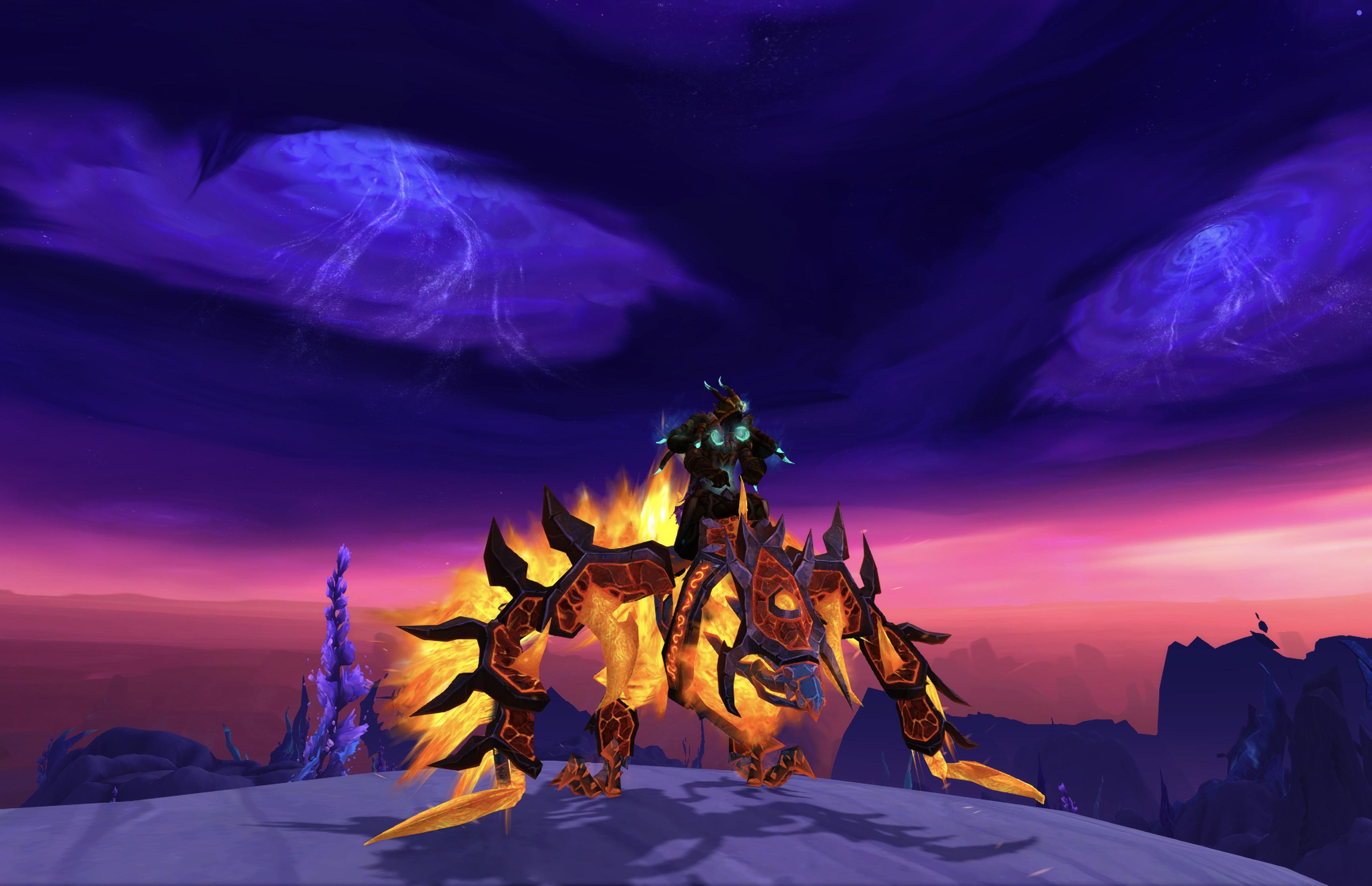 Loaded Legacy Vanity | MoP CM x3 + WoD CM | Druid Mage Tower Forms | Black / Plagued Proto | Black / White Crusader Horses | Swift Zulian Tiger - Image 13