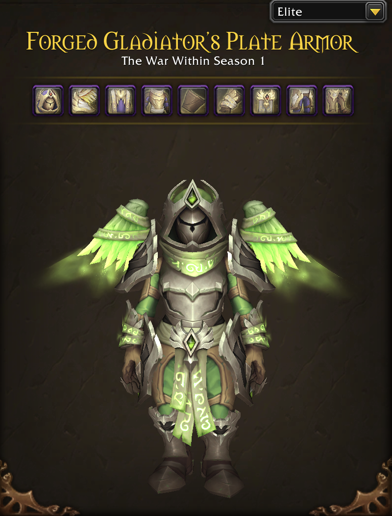 Forged Marshal Title | Blitz Rank 1 TWW S1 | 2x Gladiator | Grand Marshal / High Warlord | Multi Elite Sets | Level 90 Paladin - Image 16