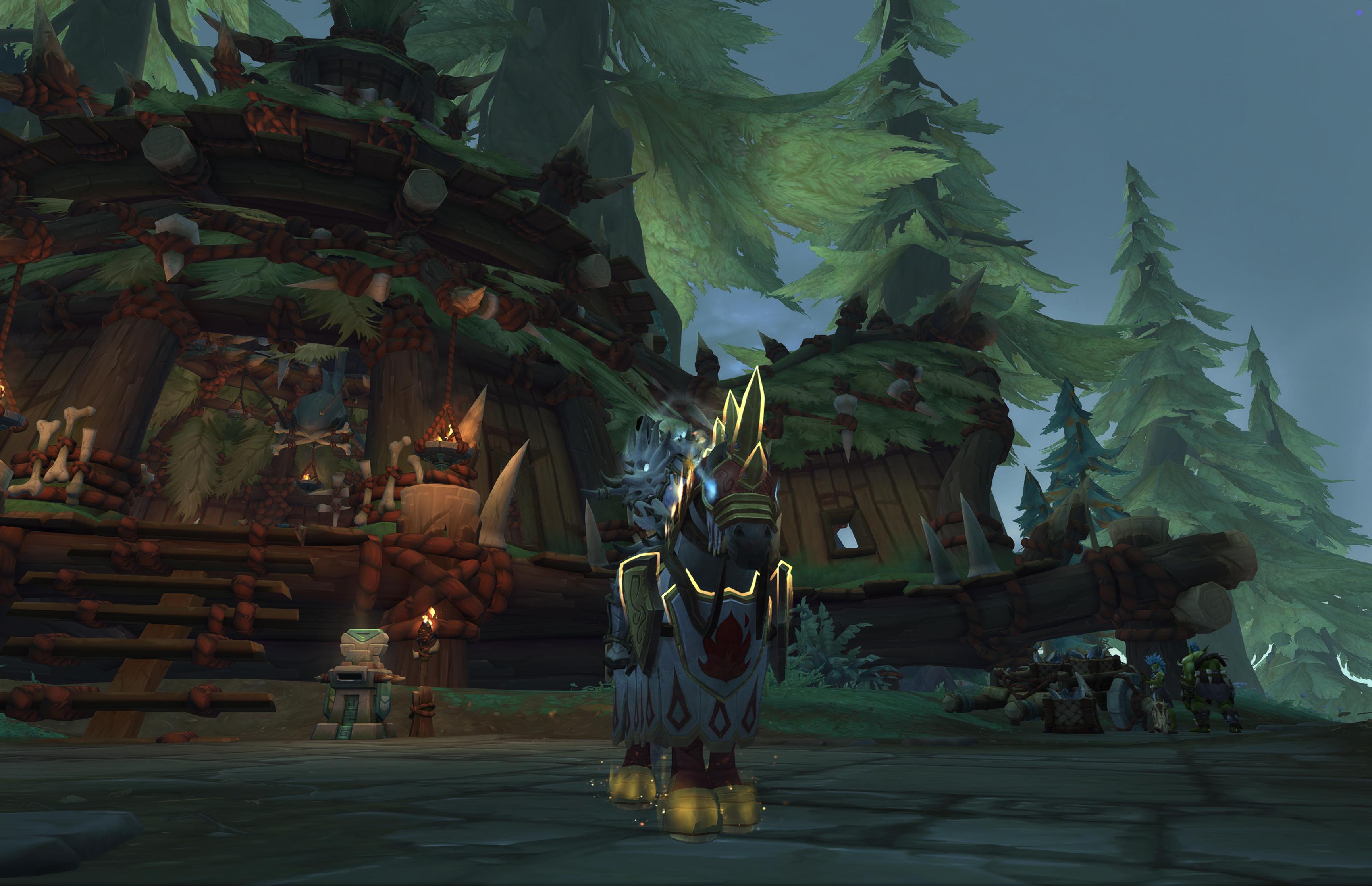 Level 90 Warrior | High Warlord / Grand Marshal | Sinful Gladiator Tabard | Sinful Flame Illusion | Trading Post Sets | Shadowlands Elite - Image 8