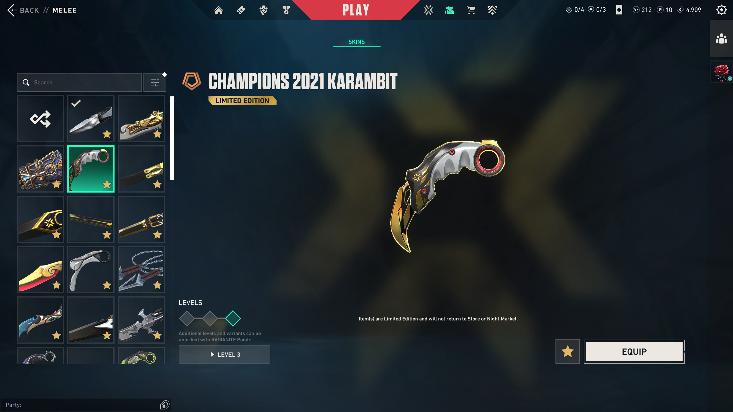 Diamond Peak | Champions 2021 Karambit + Vandal | 510 Skins | Full Email - Image 27