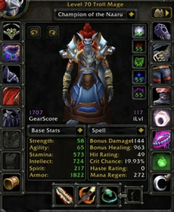 Level 70 Paladin | 1700 Gear Score | Thunderstrike EU | Alt 1710 Mage | All Attuned | Full Gems / Enchants - Image 4