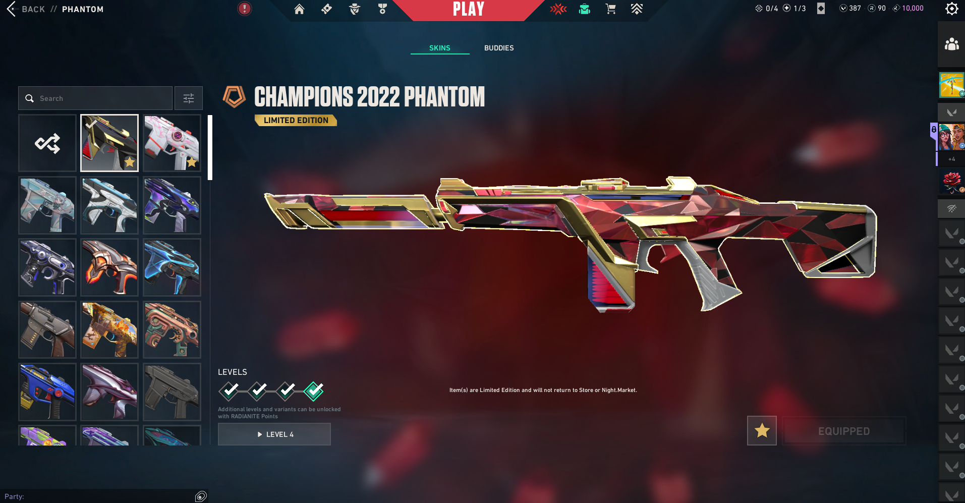 Immortal Peak | Champions 2022 Butterfly Knife + Phantom | 70 Skins | Full Email - Image 5