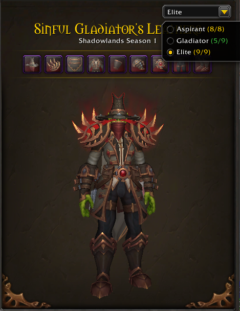 Prestigious PvE & PvP Vanity | 7x Gladiator Mounts | Spectral Tiger | Arena Master Title | 9x PvP Illusions & 10x PvP Tabards | Loaded MoP Classic Attached - Image 30