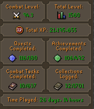 2049 Total | 126 Combat | Infernal Cape | Dizana's Quiver - Image 6