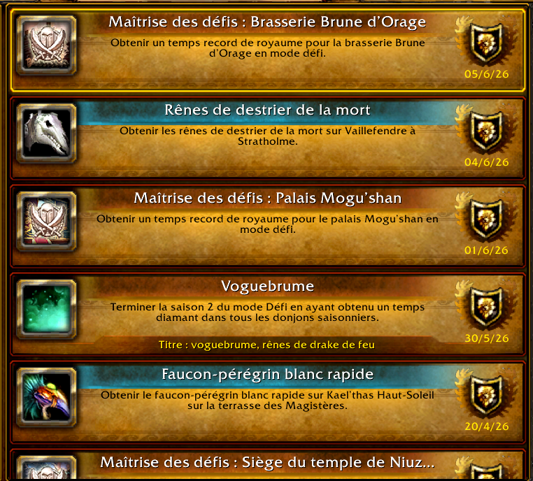 Loaded MoP Account | Xuen Mount + Mistwalker Title  | 16x Challenge Mode Sets | Glorious Tyranny | Protector & Wrathful Tabard | Multi 90 Characters - Image 13