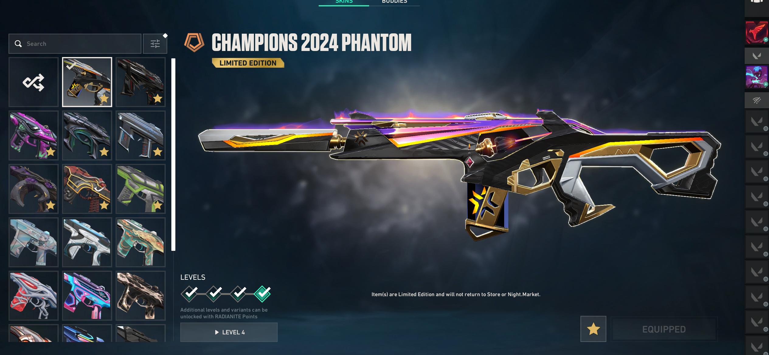 Immortal Peak | Champions 2024 Blade + Phantom | 161 Skins | Full Email - Image 4