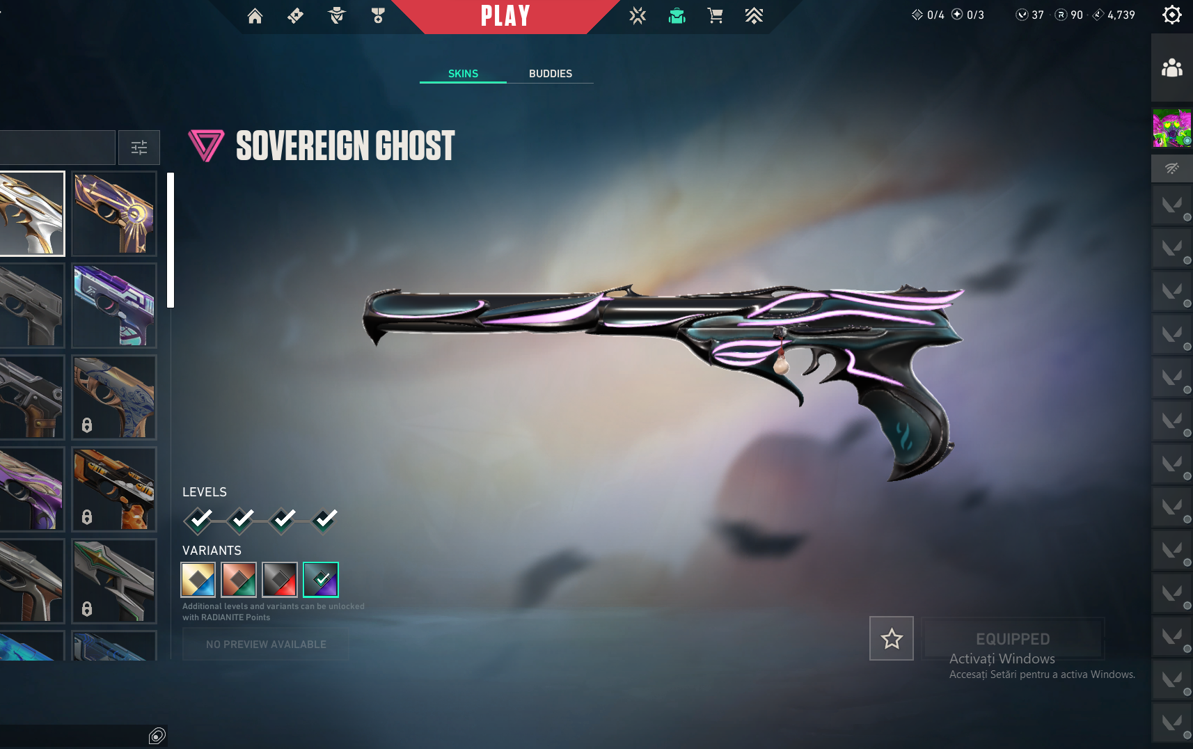 Platinum Peak | Reaver Karambit | Gaia's Vengeance Vandal | 46 Skins | Full Email - Image 6