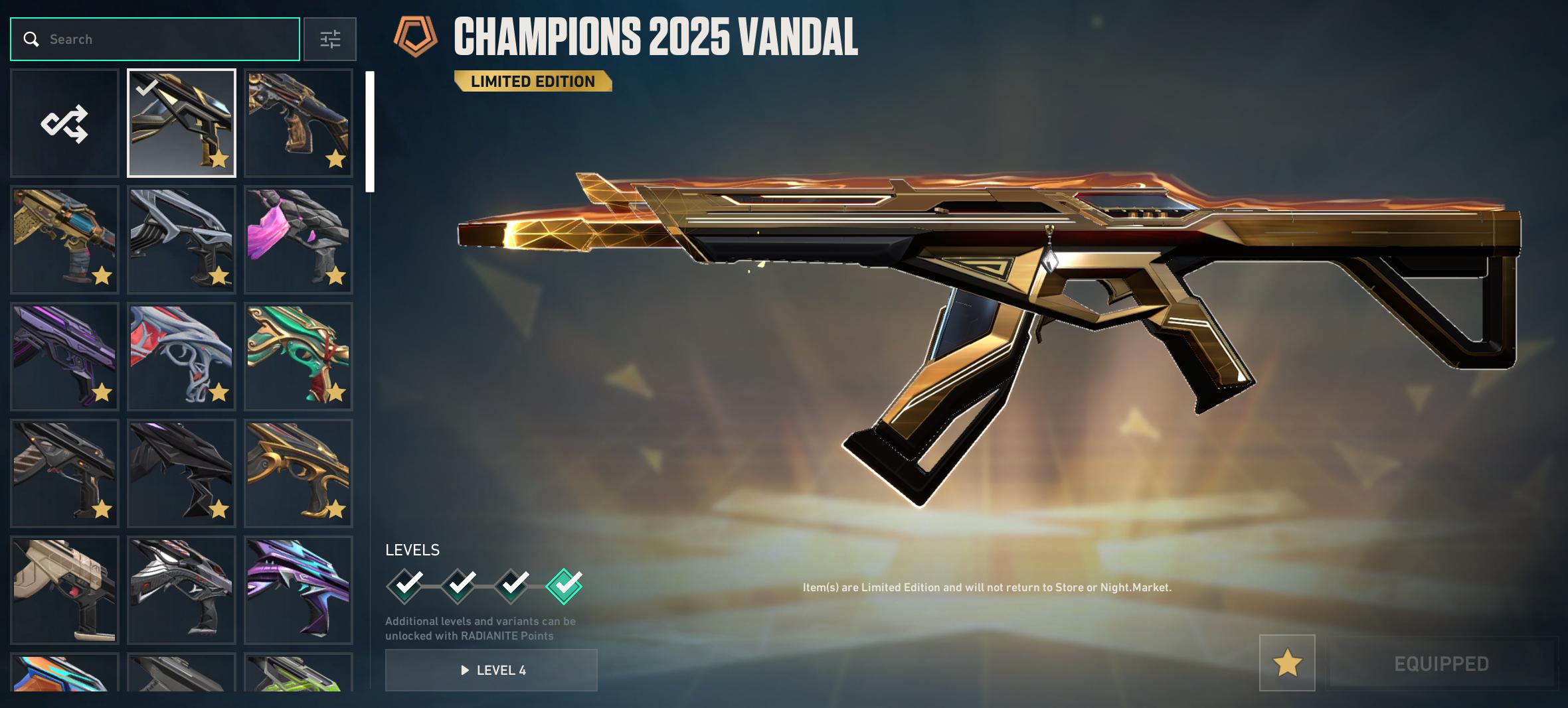 Ascendant Peak | Champions 2025 Butterfly Knife + Vandal | 40 Skins | Full Email - Image 3