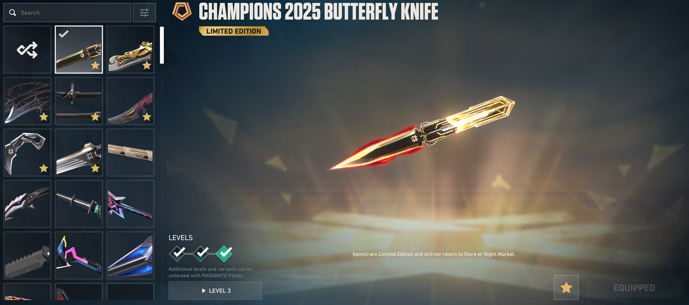 Ascendant Peak | Champions 2025 Butterfly Knife + Vandal | 40 Skins | Full Email - Image 4