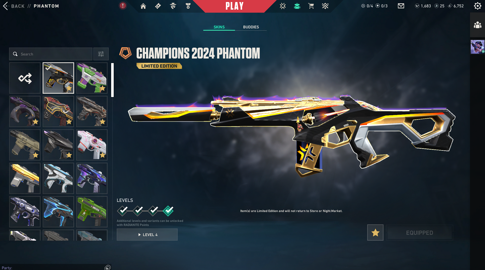 Gold Peak | Recon Balisong | Champions 2024 Phantom | 159 Skins | Full Email - Image 3