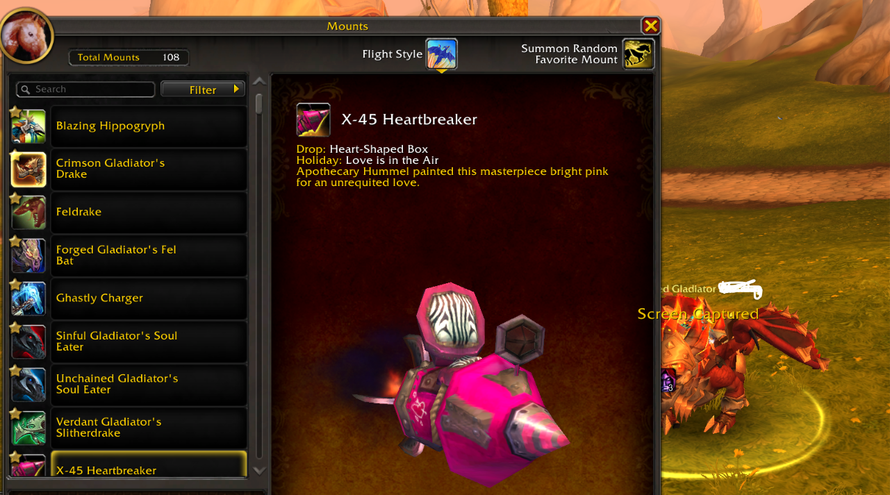 Extreme PvP Vanity | 5x Gladiator Mounts | Crimson Gladiator's Drake | "Forged Gladiator" Rank 1 Rogue | Multi Elite PvP Sets | 12x PvP Illusions - Image 6
