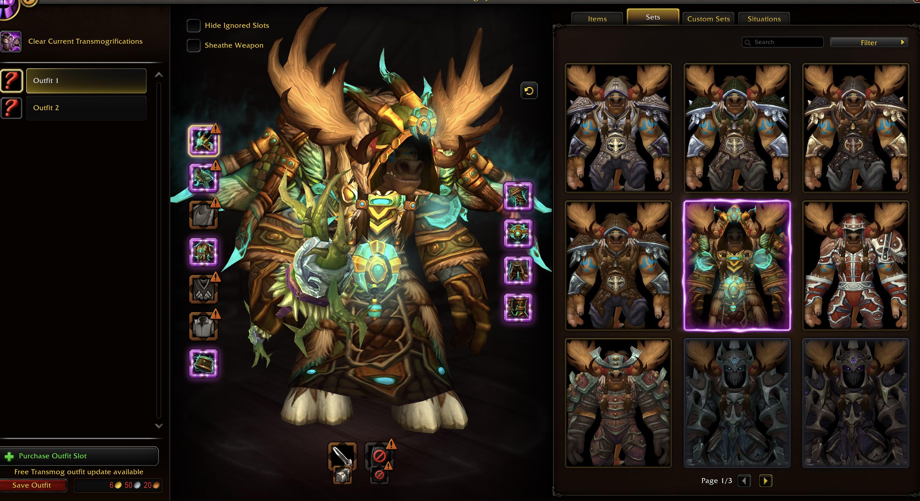 Legacy Druid Vanity | MoP Challenge Mode Set | Legion Mage Towers (All 4 Specs) | Might of the Grizzlemaw | Ghost of the Pridemother | Night's Vigilance & Manascythe  - Image 8