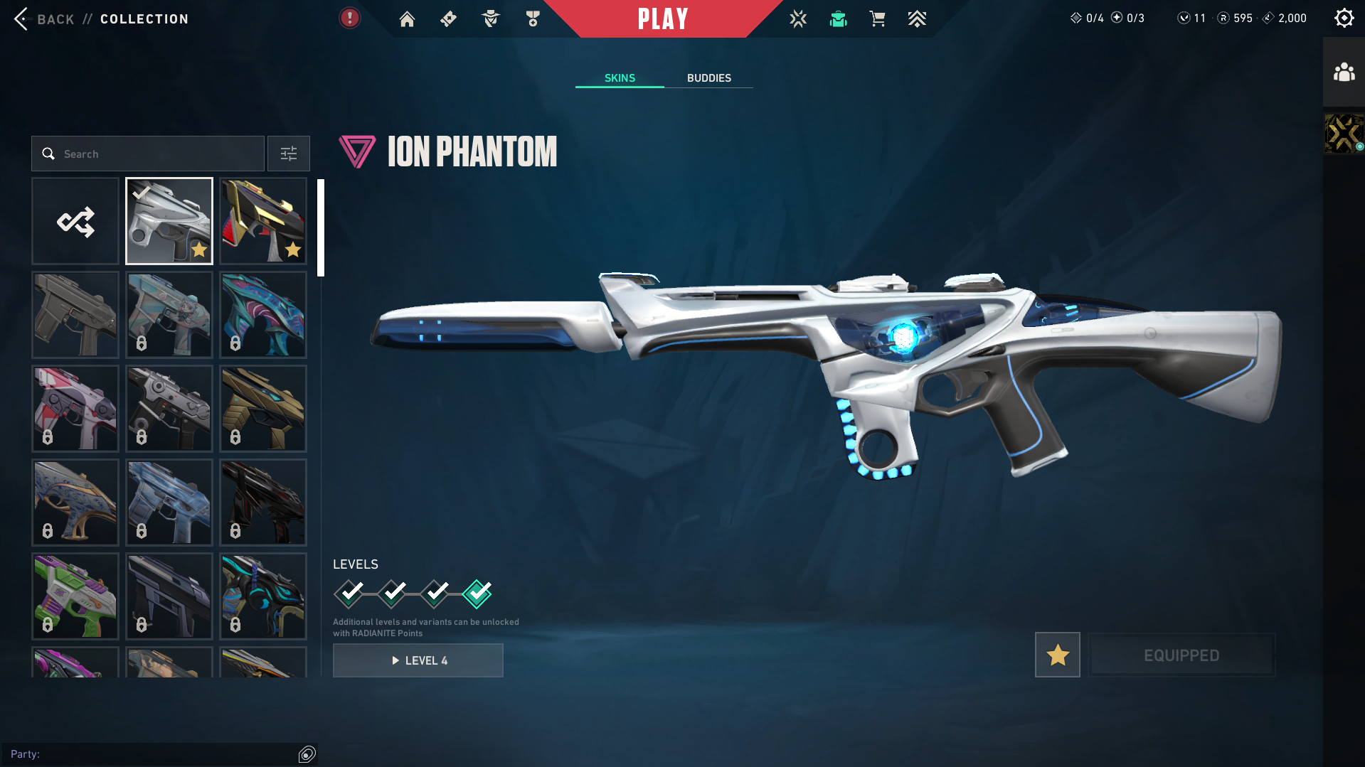 Valo Account | Platinum Peak | Champions 2022 Butterfly Knife + Phantom | 42 Skins | Full Email - Image 5