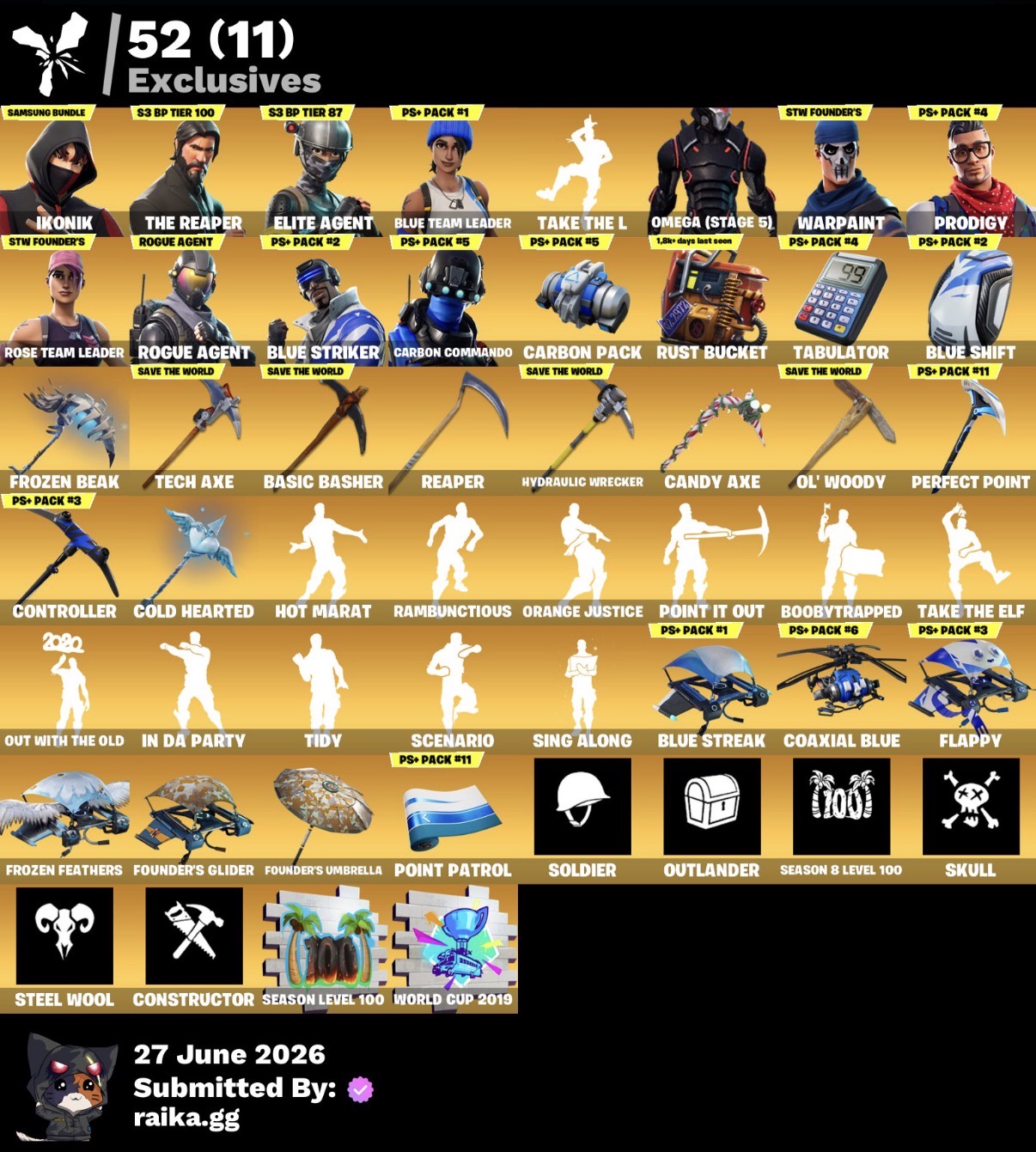 Dark Voyager | Dark Vanguard | 184 Skins | Season 3 The Reaper | Level 2576 | Full Email
