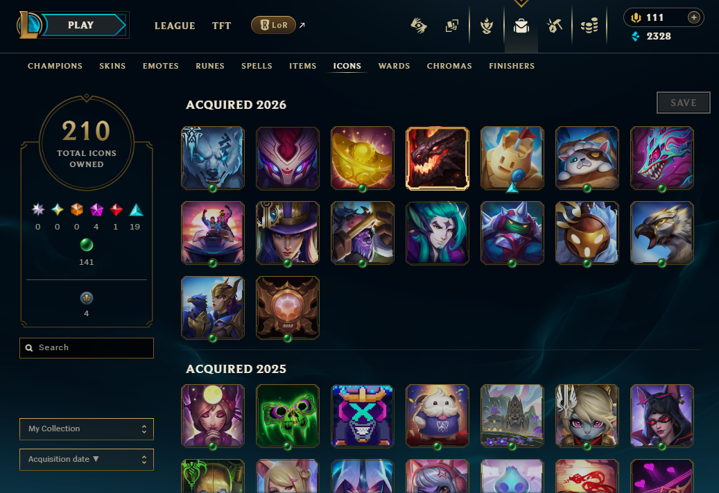 EUNE | Gold Peak | 110 Skins | Full Email - Image 3