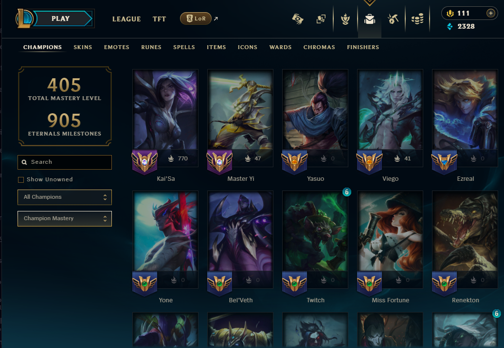 EUNE | Gold Peak | 110 Skins | Full Email - Image 6