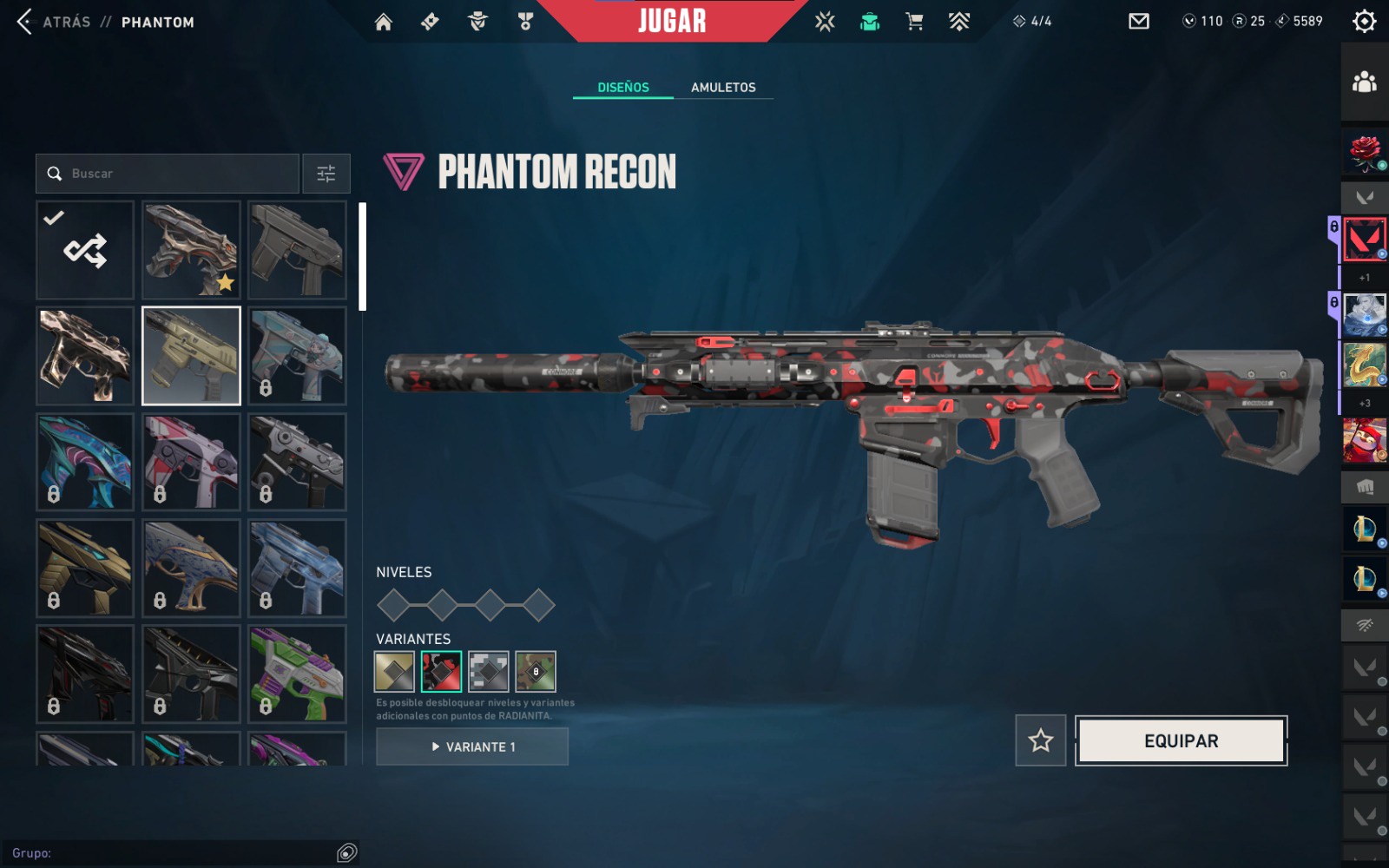 EU | Gold Peak | Singularity Butterfly Knife | Recon Phantom | 19 Skins | Full Email - Image 4