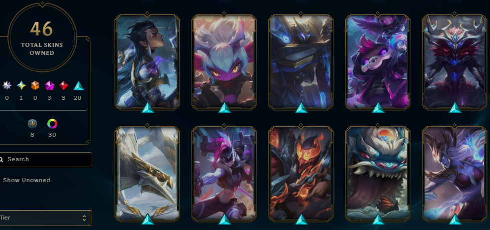 Platinum Peak | Revenant Reign Viego | Prestige HEARTSTEEL Yone | 46 Skins | Full Email - Image 3