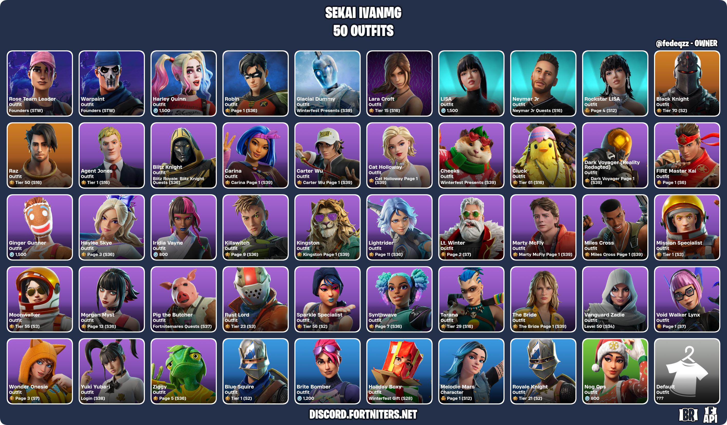 Black Knight | Rose Team Leader | 50 Skins | Full Email