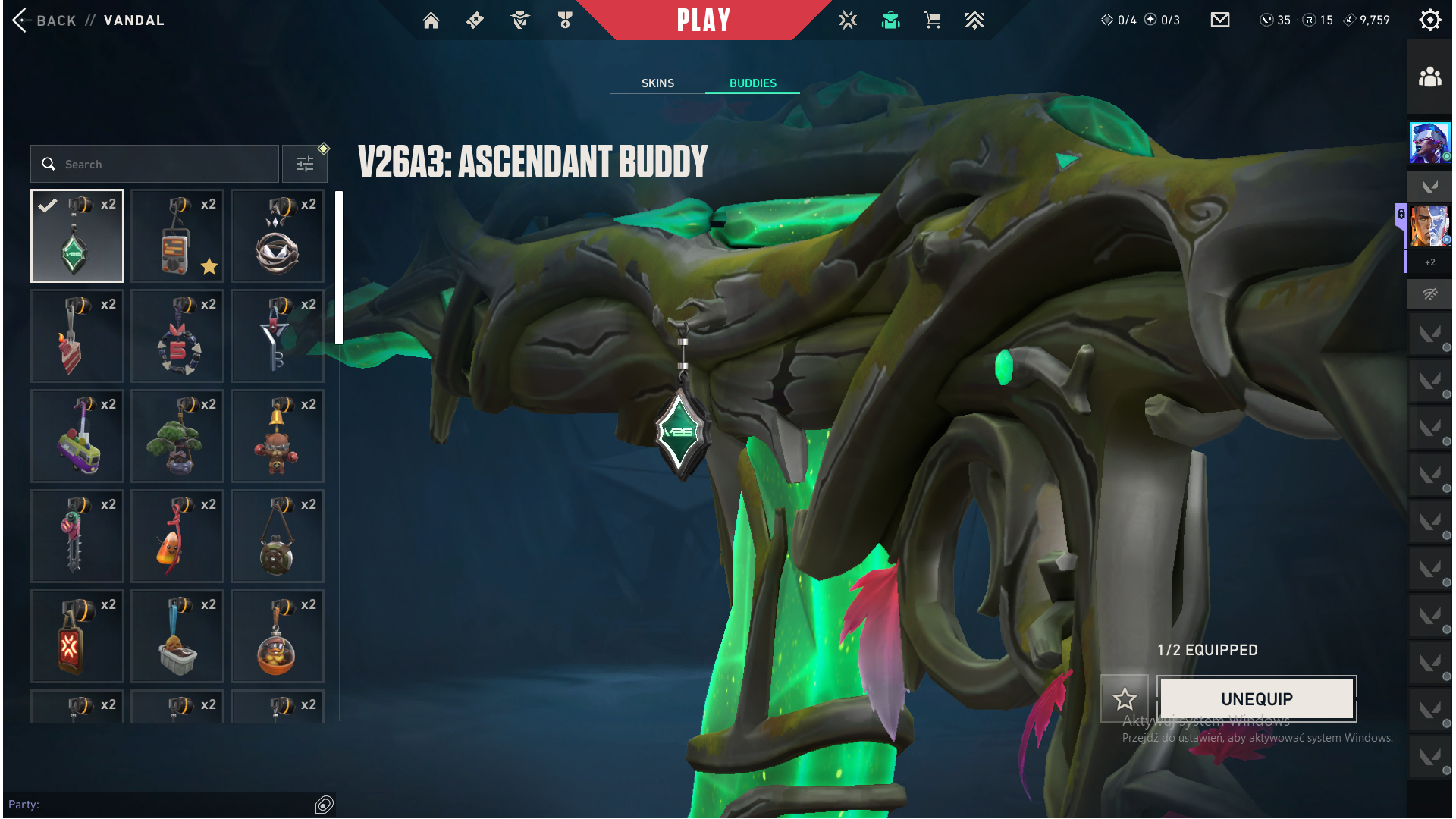 PC | Ascendant Peak | Champions 2025 Butterfly Knife + Vandal | 21 Skins - Image 4