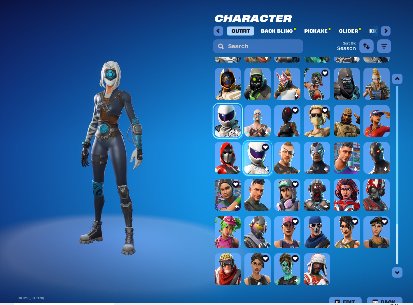 Omega | Carbide | 184 Skins | Season 4 | Level 2336 | Full Email - Image 6