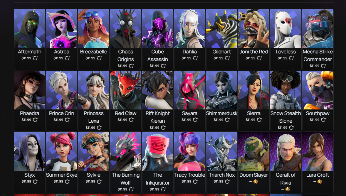 LeBron James | Slayer Juice WRLD | 179 Skins | Chapter 2 Season 6 | Level 1000 
