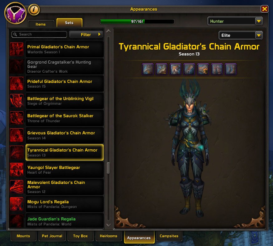 Legacy PvP Legend | Prideful Rank 1 Title | 6x Gladiator Mounts | TBC, WoD, MoP Glads | Glorious Tyranny & Primal Victory | Tyrannical & Malevolent Elite - Image 8