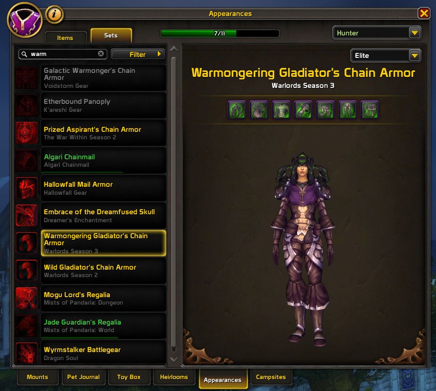 Legacy PvP Legend | Prideful Rank 1 Title | 6x Gladiator Mounts | TBC, WoD, MoP Glads | Glorious Tyranny & Primal Victory | Tyrannical & Malevolent Elite - Image 10