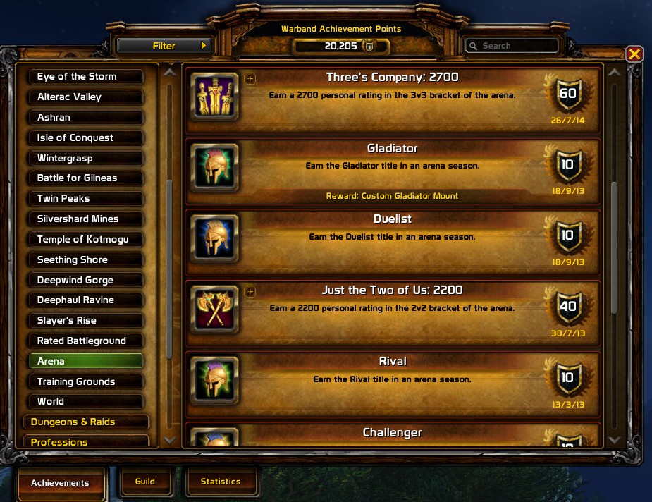 Legacy PvP Legend | Prideful Rank 1 Title | 6x Gladiator Mounts | TBC, WoD, MoP Glads | Glorious Tyranny & Primal Victory | Tyrannical & Malevolent Elite - Image 16