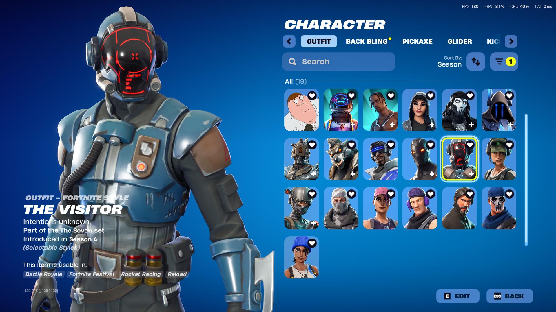 The Reaper | Blue Team Leader | 143 Skins | s3 | Level 1895 | Full Email