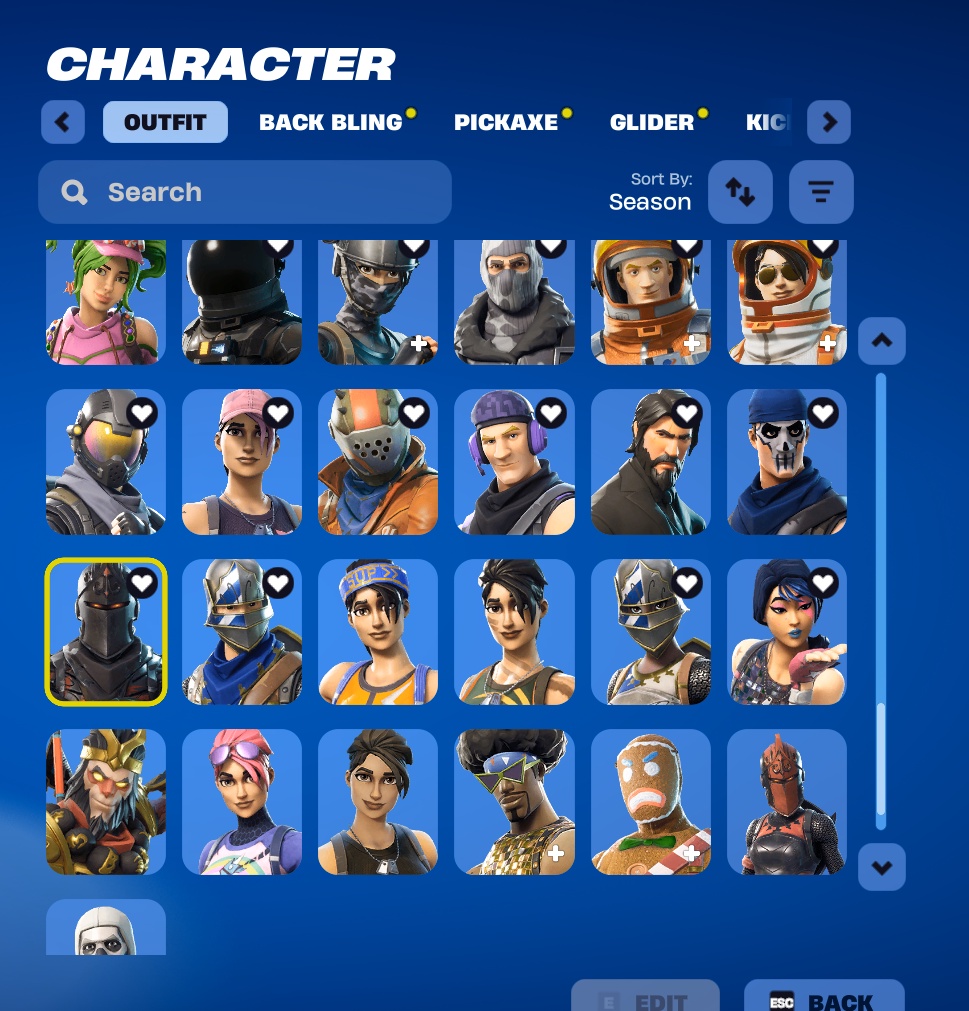 Reaper | Black Knight | 200 Skins | Season 2 | Level 1201
