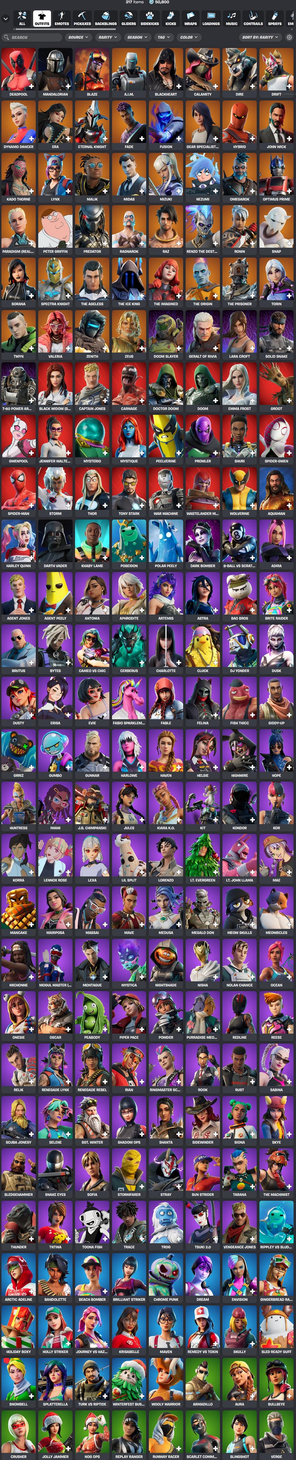 Doctor Doom | The Ice King | 217 Skins | Chapter 1 Season 5 | Level 2911 | Full Email