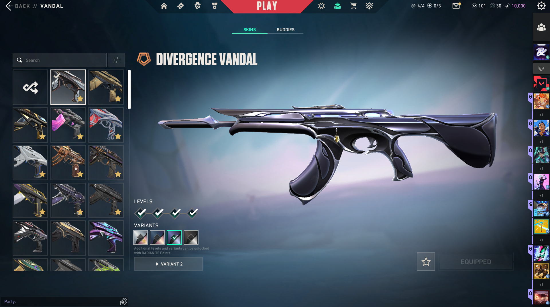 PC | Gold Peak | Onimaru Kunitsuna | Champions 2025 Vandal | 60 Skins | Full Email - Image 5