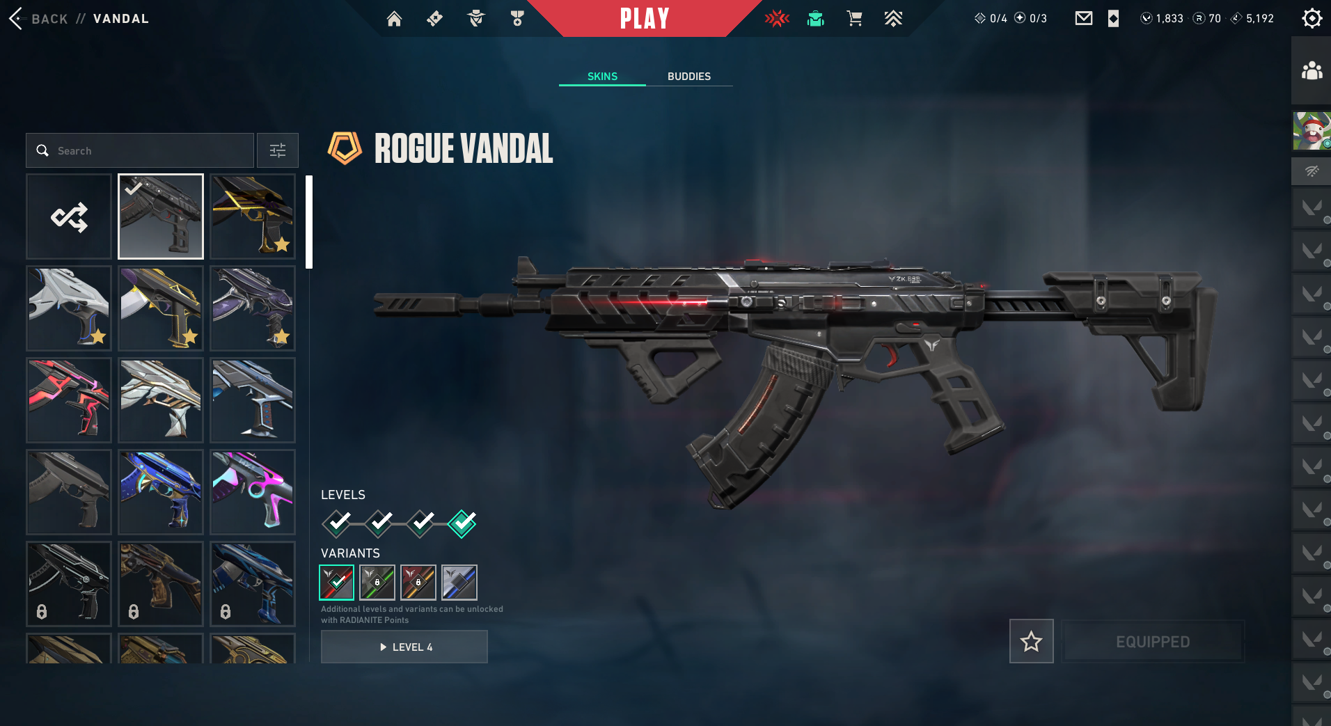 PC | Diamond Peak | Champions 2023 Kunai + Vandal | 25 Skins - Image 3