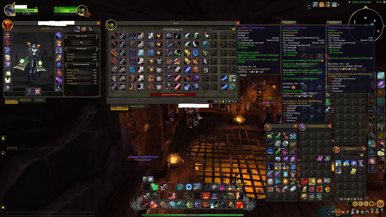 Legendary Vanity | Corrupted Ashbringer (In Bank) | Argent Dawn Tabard | OG Brewfest Ram | Mage Towers | Anniversary Set