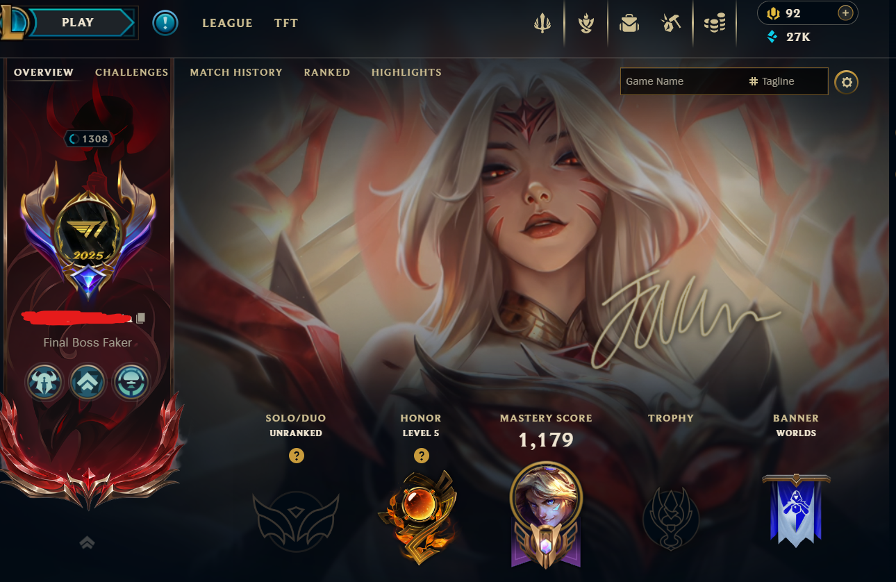 Diamond Peak | 173 Champions | 962 Skins | 88 Legendary Skins | Full Email