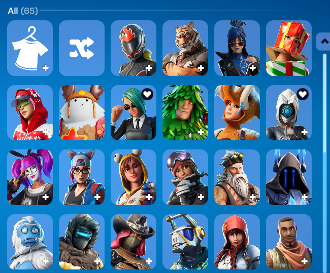 Rogue Agent | Blue Squire | 65 Skins | Chapter 1 Season 3 | Level 615