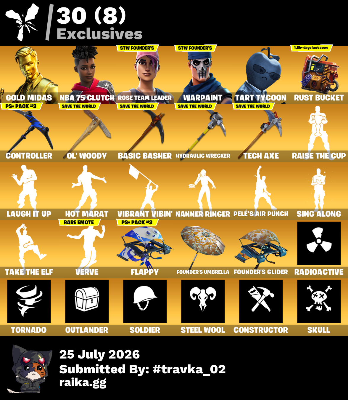 Warpaint | Midas | 238 Skins | Level 4783 - Image 4