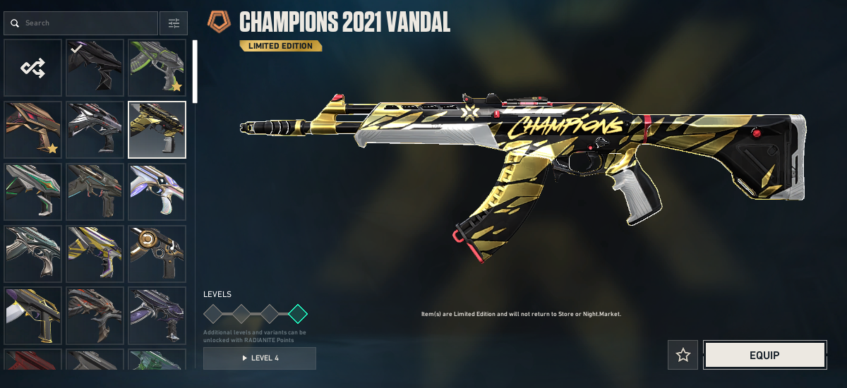 PC | Platinum Peak | Champions 2021 Karambit + Vandal | 159 Skins - Image 4