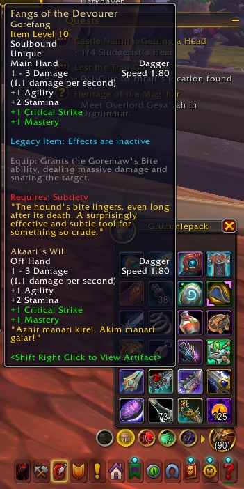 Legacy Vanity | Brutal Gladiator Rank 1 Rogue | Brutal Gladiator Nether Drake | Swift Zulian Tiger | WoD CM Weapons | Benediction / Anathema - Image 9