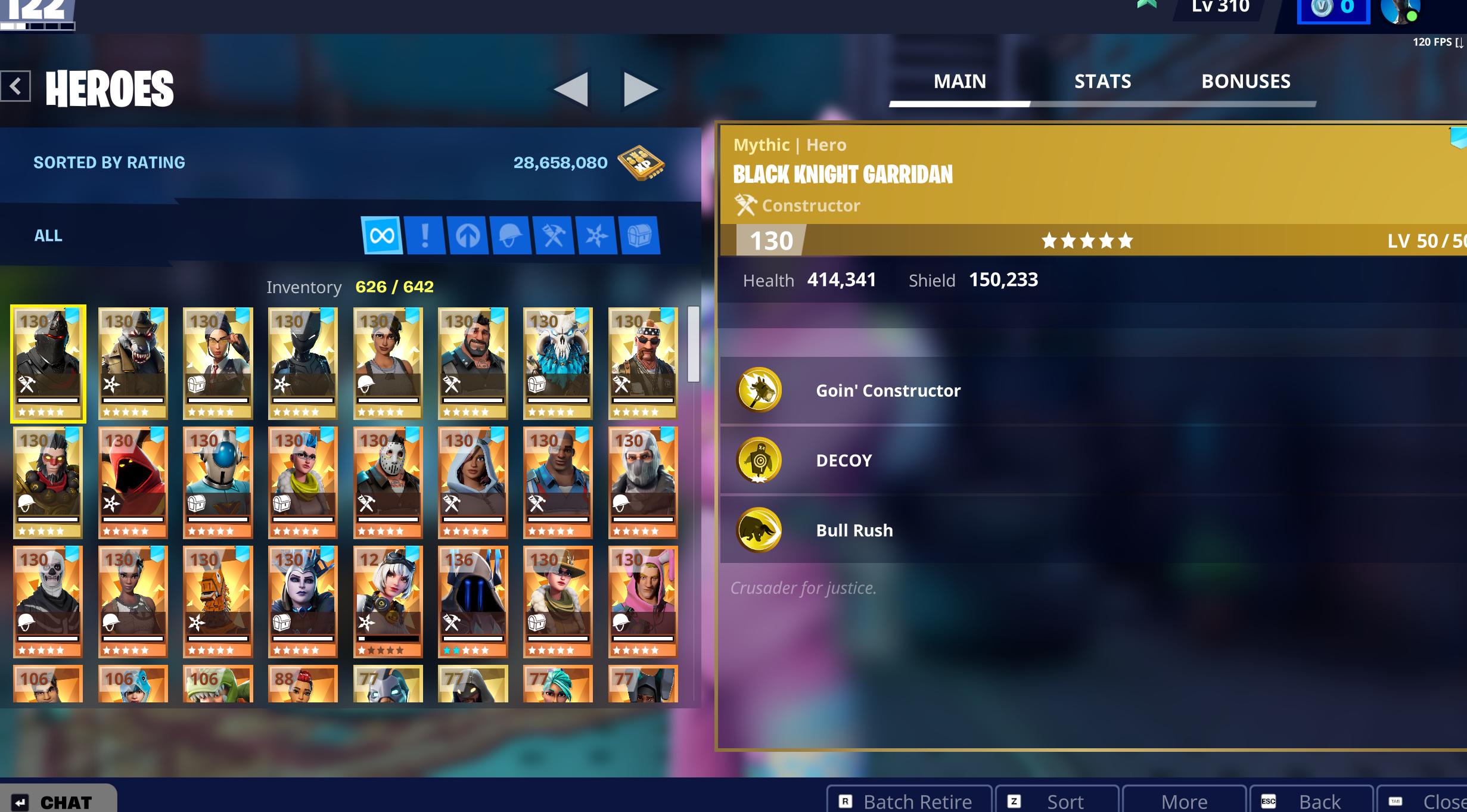 Black Knight | Reaper | 262 Skins | Chapter 1 Season 2 | Level 2761 - Image 33