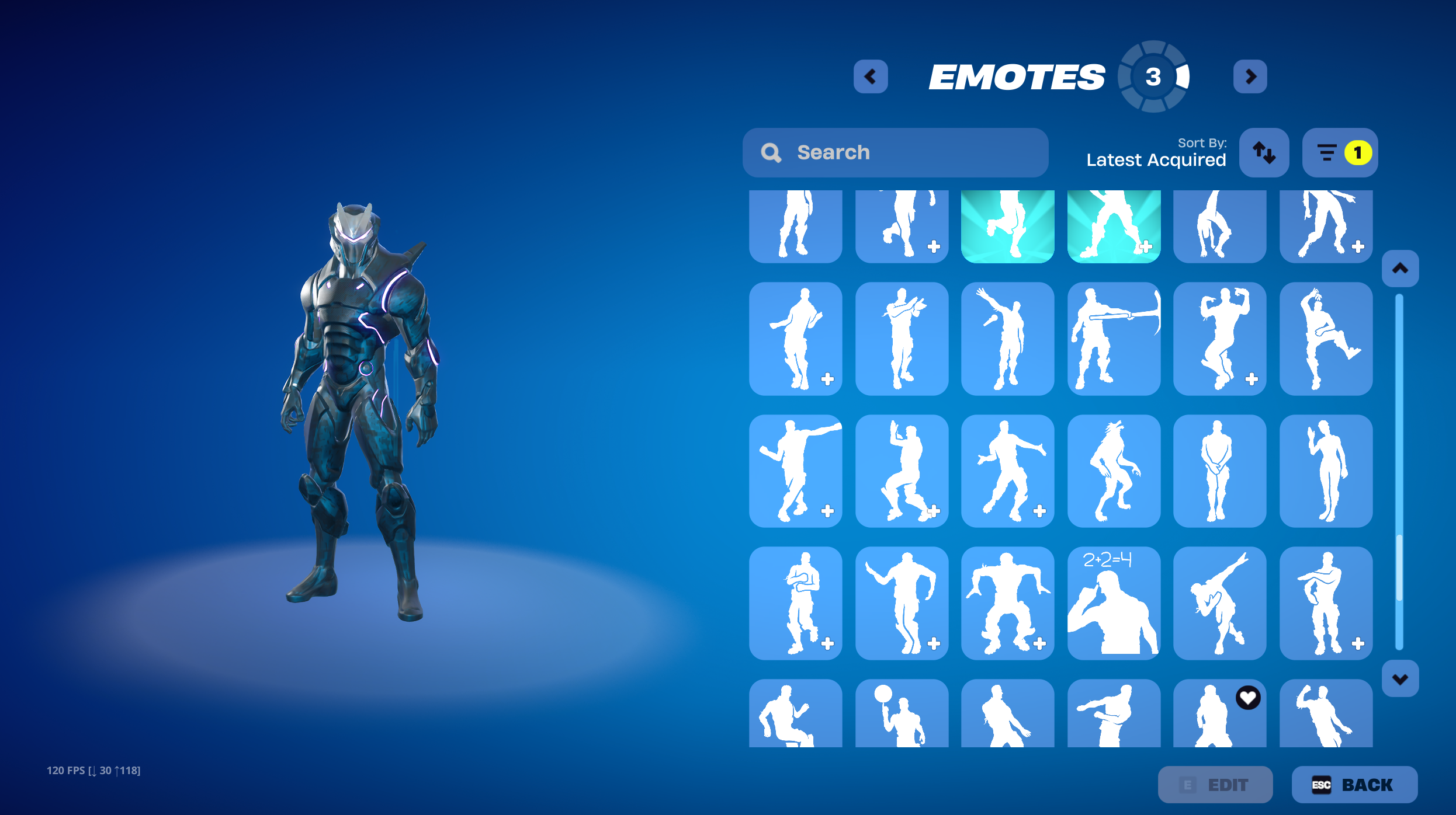 Black Knight | Reaper | 262 Skins | Chapter 1 Season 2 | Level 2761 - Image 32