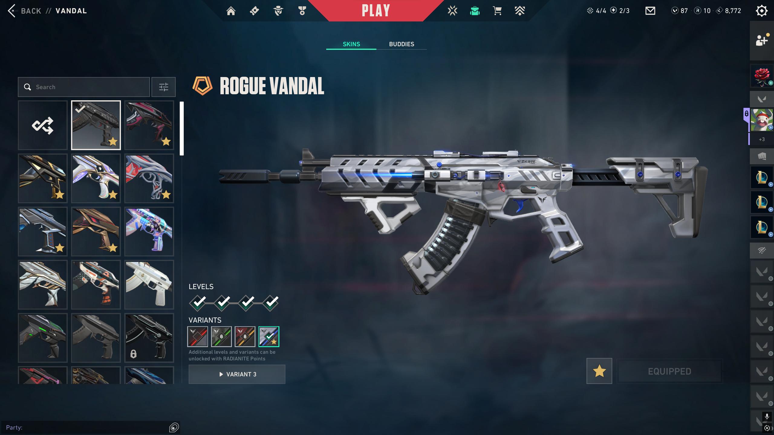 PC | Immortal Peak | Champions 2025 Butterfly Knife + Vandal | 23 Skins | Full Email
