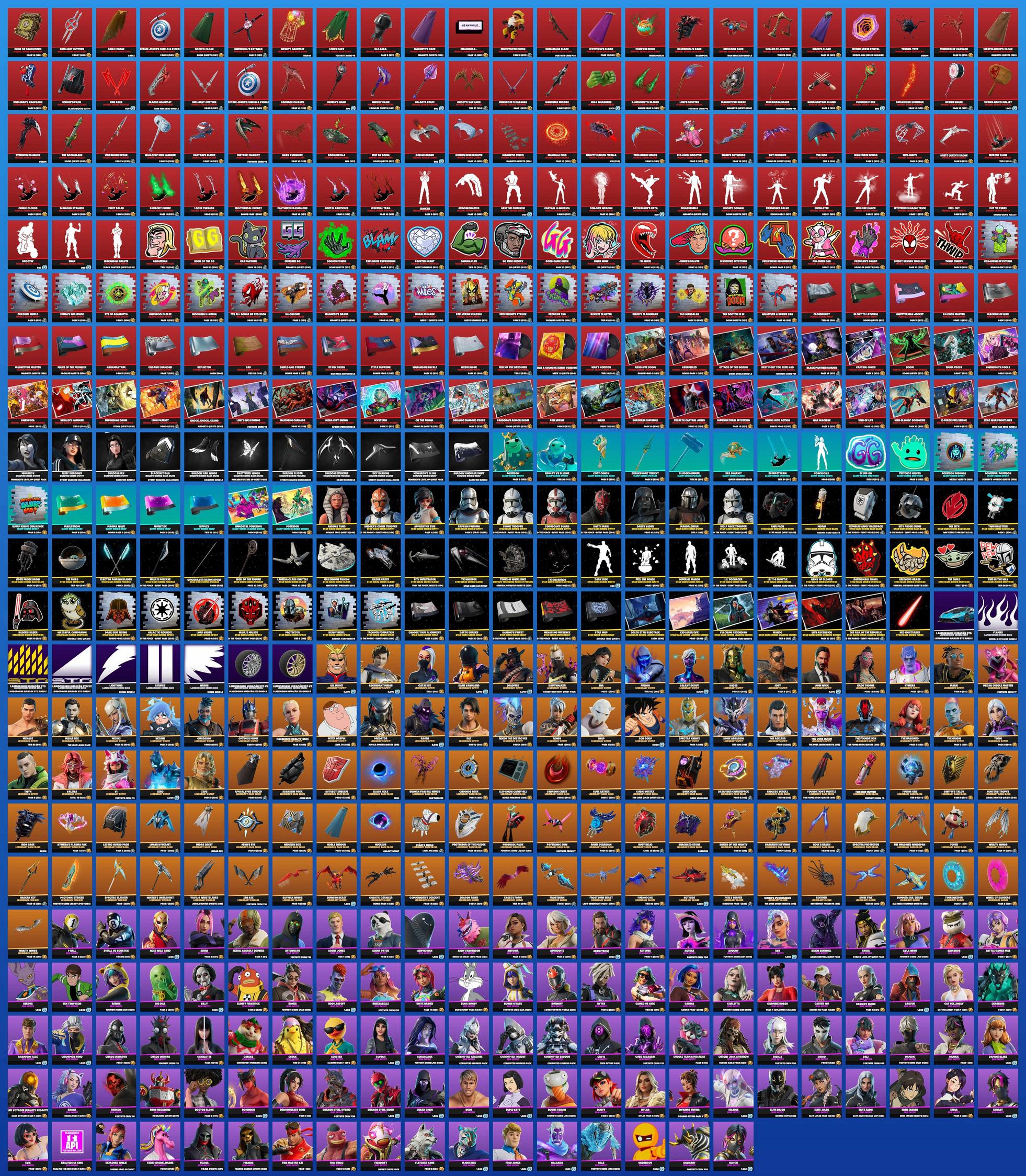 Renegade Raider | 575 Skins | Chapter 1 Season 9 | Level 4597 - Image 3