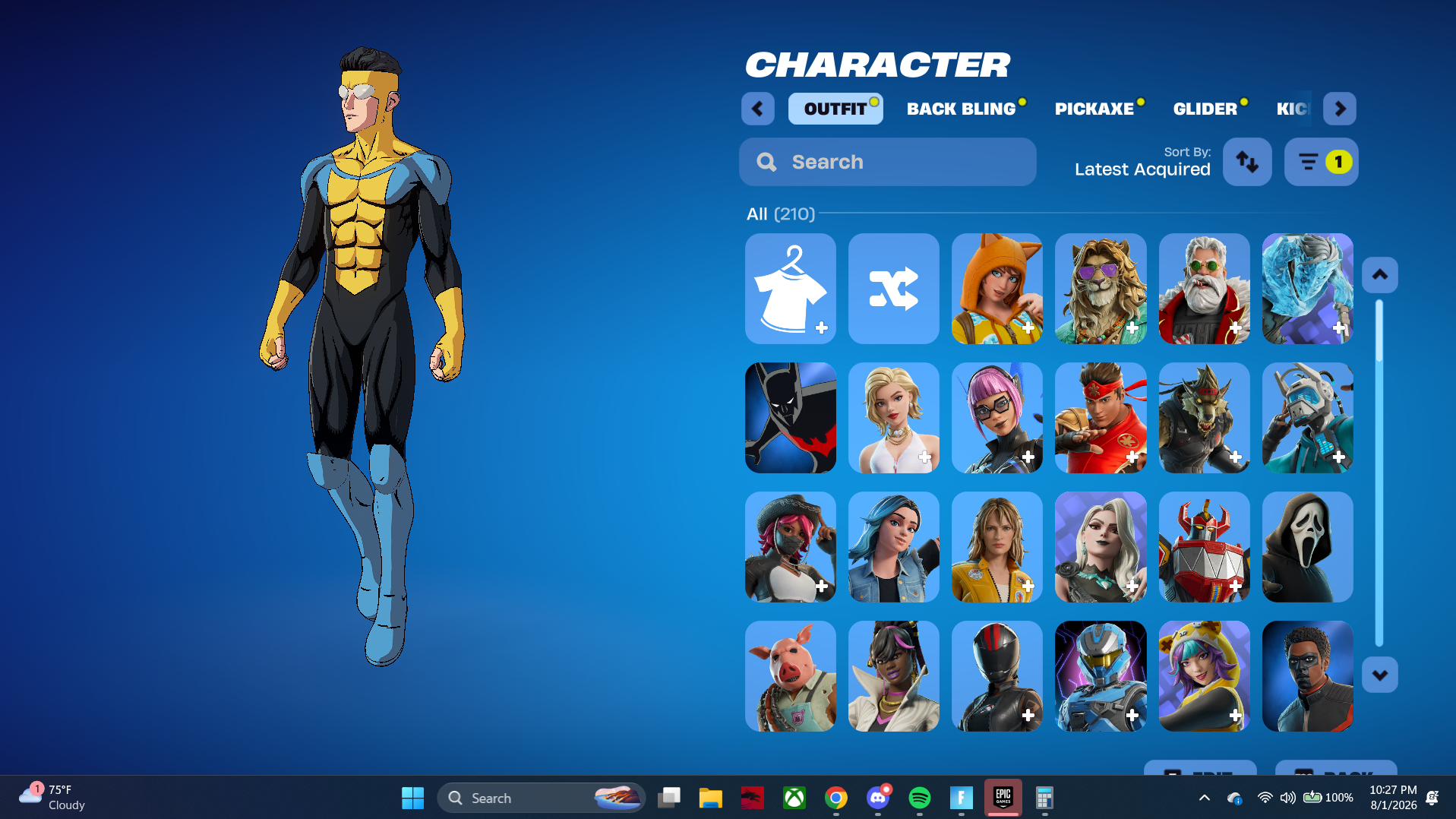 Doom Slayer | Sabrina Carpenter | 210 Skins | Level 2060 | Full Email