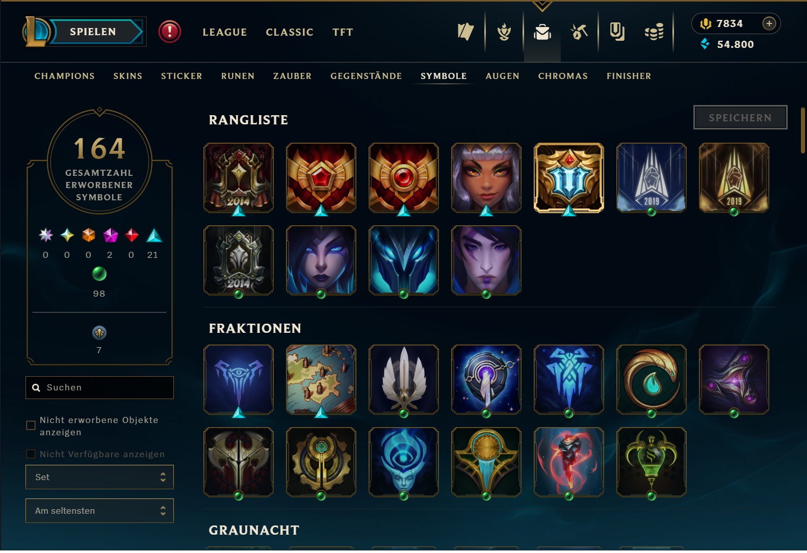 Platinum Peak | 233 Champions | 396 Skins | 15 Legendary Skins - Image 6