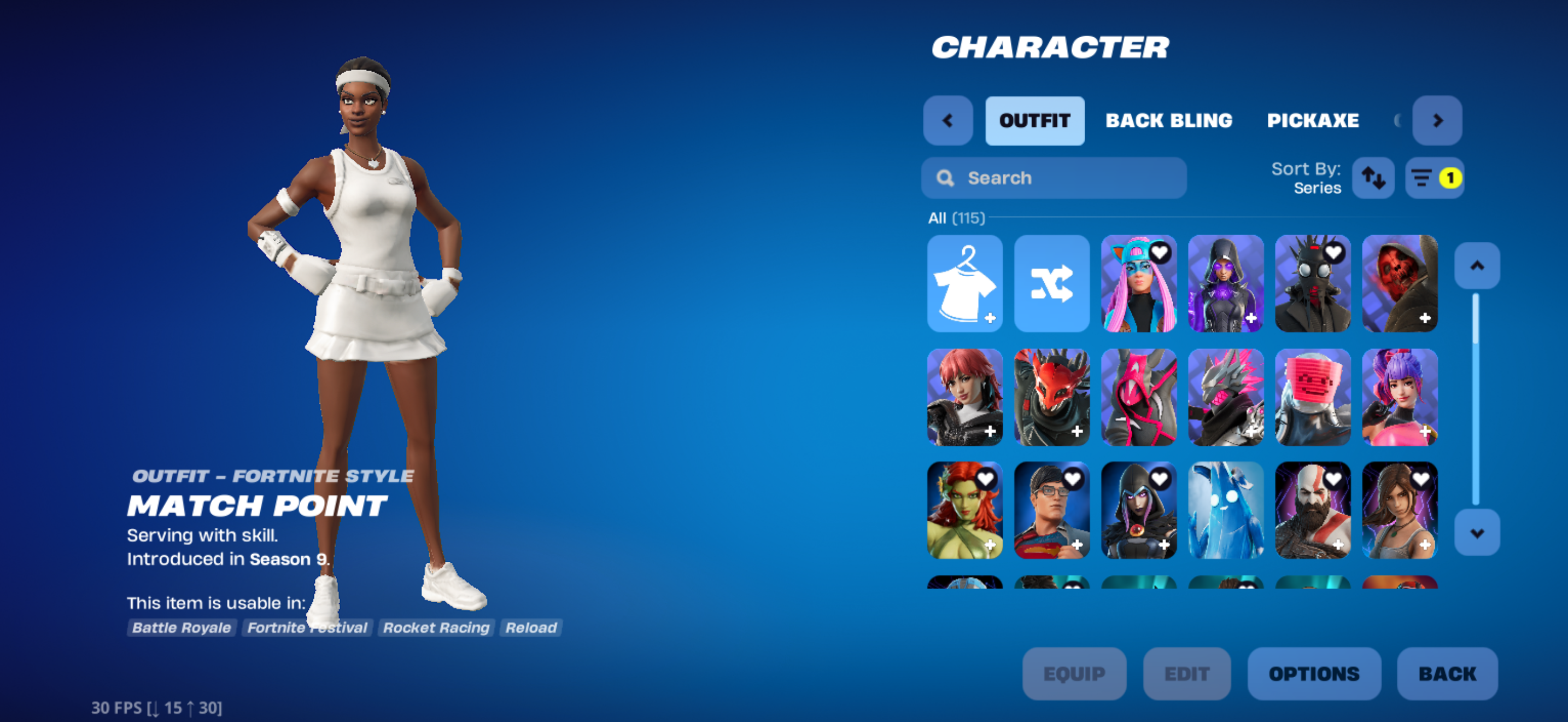 Kratos | 115 Skins | Chapter 2 Season 5 | Level 1499 | Full Email