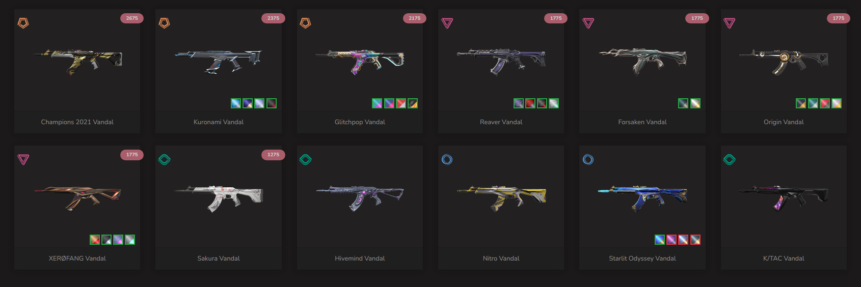 PC | Platinum Peak | Champions 2021 Karambit + Vandal | 196 Skins - Image 8