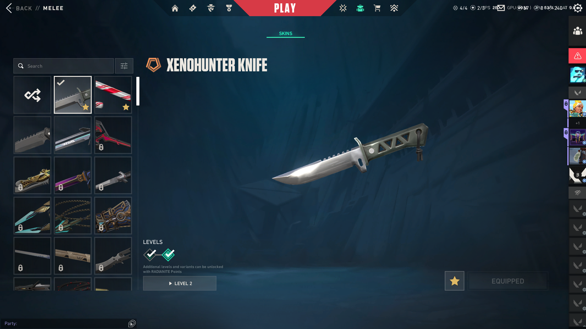 PC | Platinum Peak | Xenohunter Knife | RGX 11z Pro Vandal | 39 Skins | Full Email - Image 3